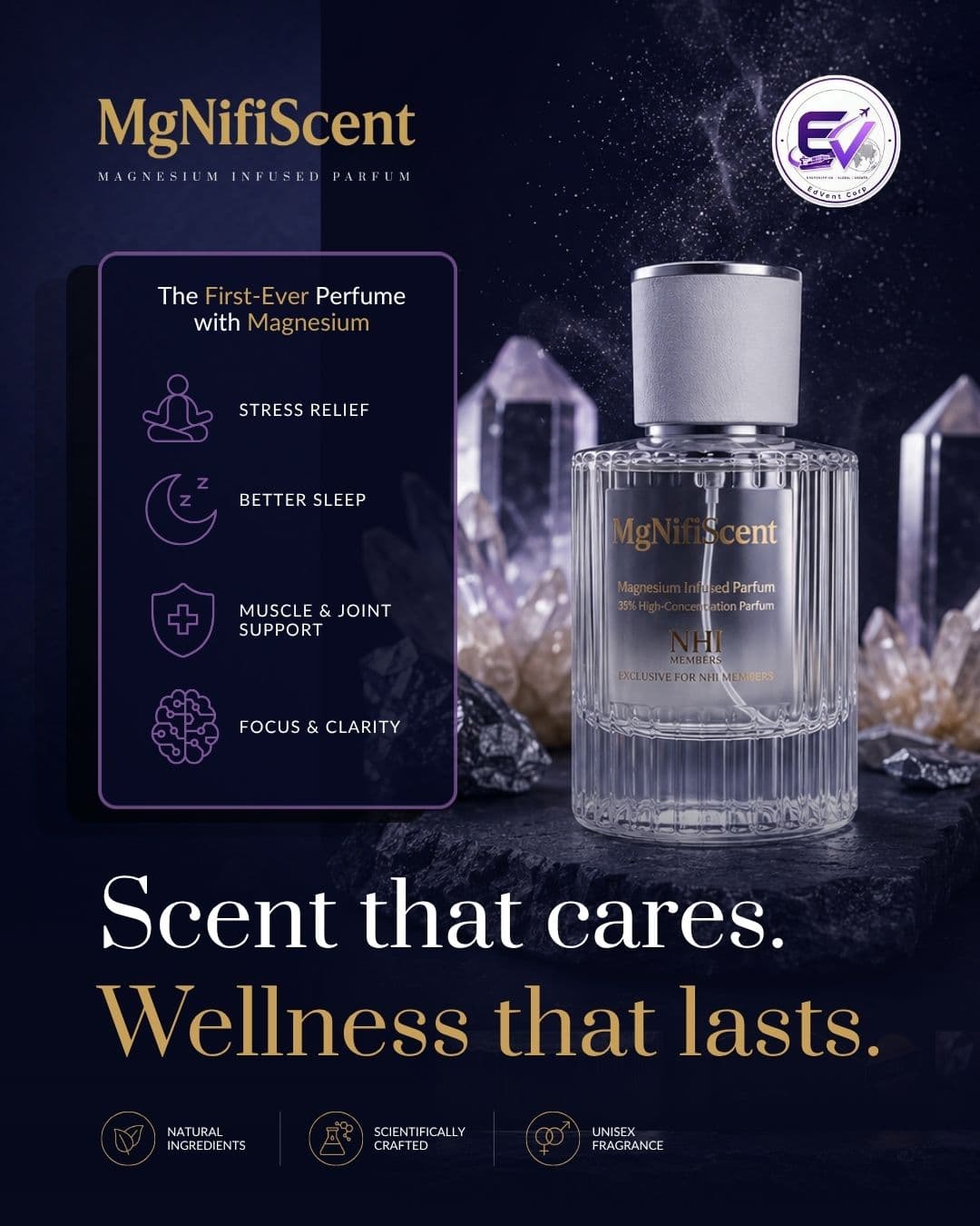 MgNifiScent, magnesium-infused eau de parfum